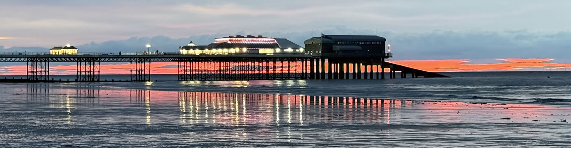Cromer Pier at sunset
